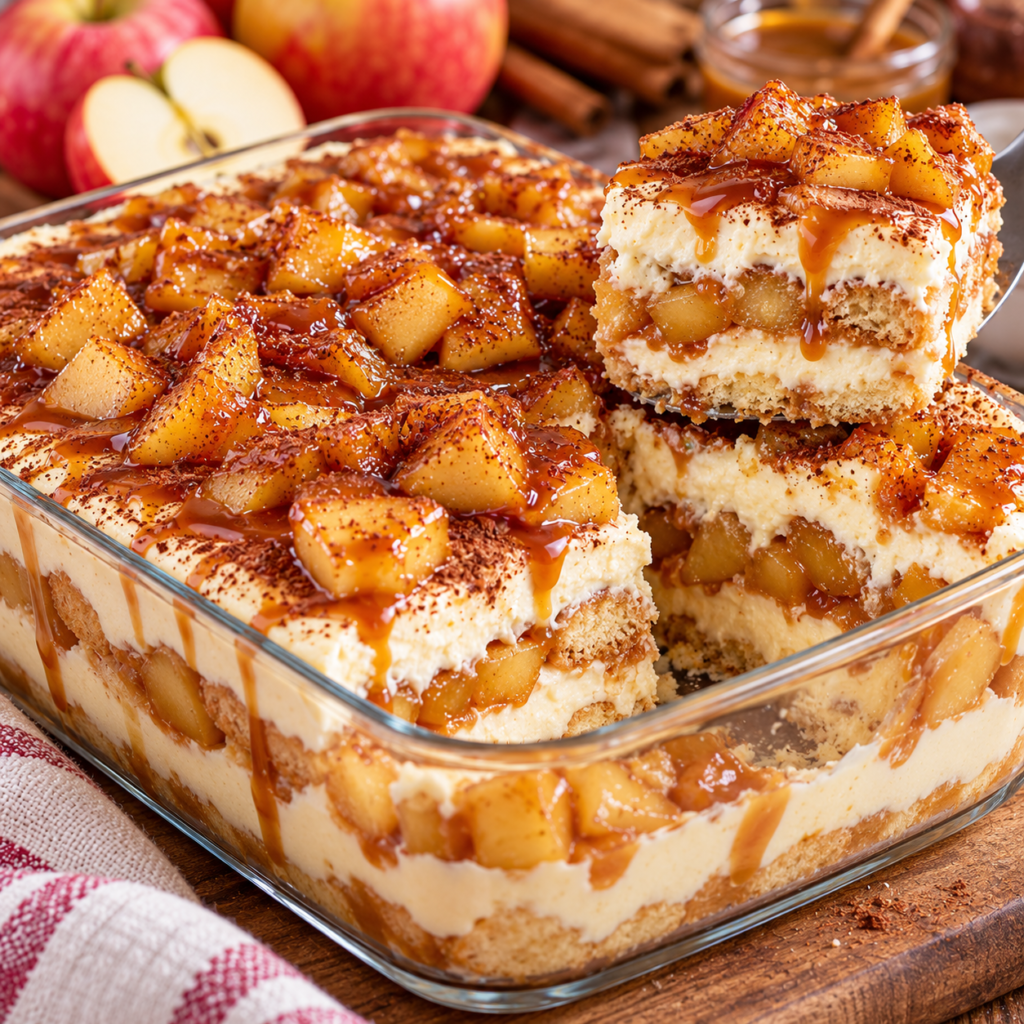 tiramisu aux pommes