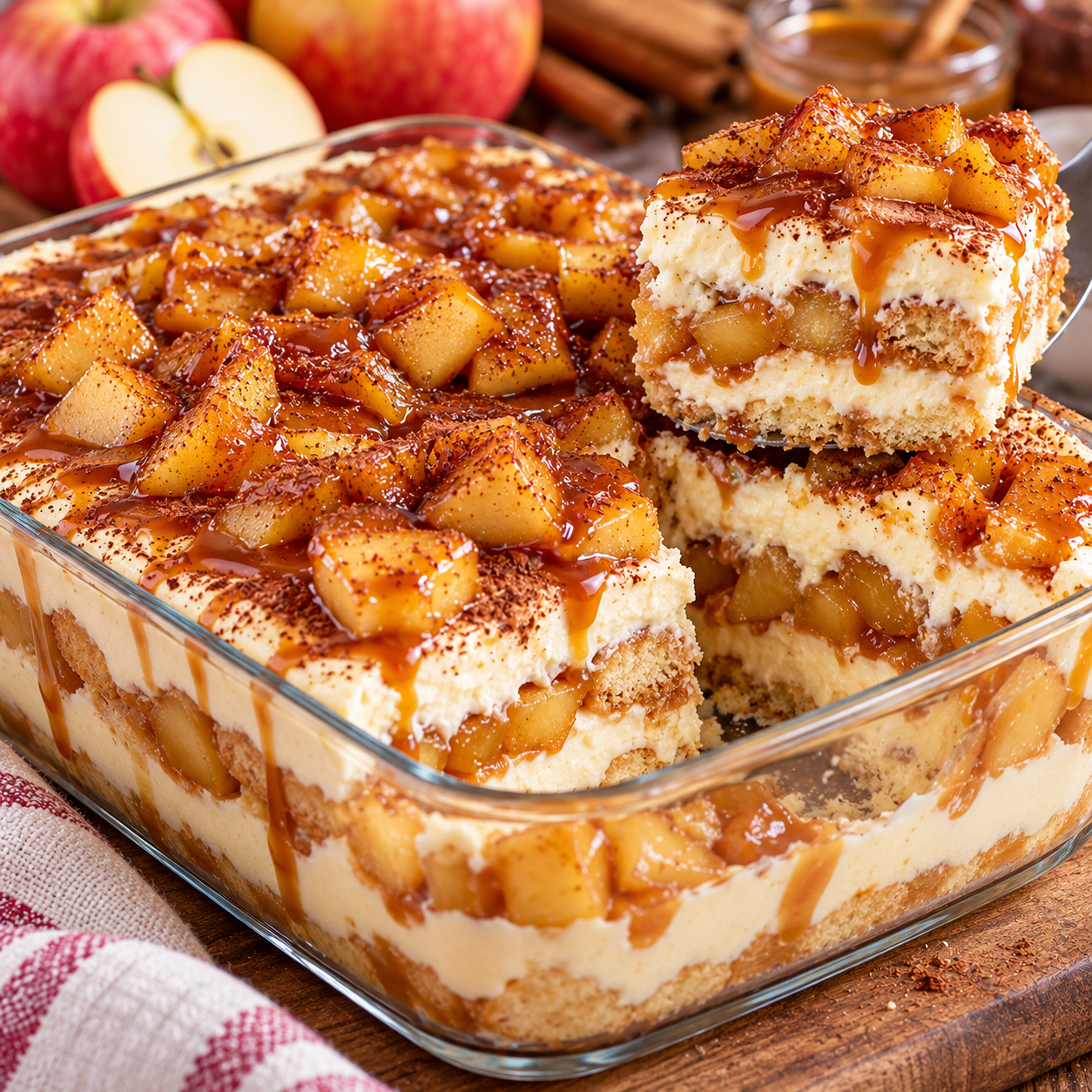 tiramisu aux pommes