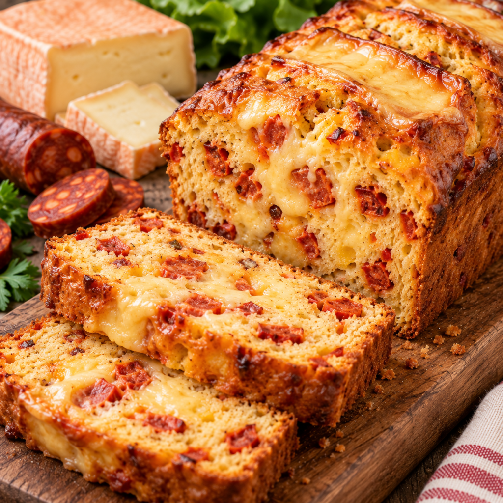 Cake chorizo Maroilles