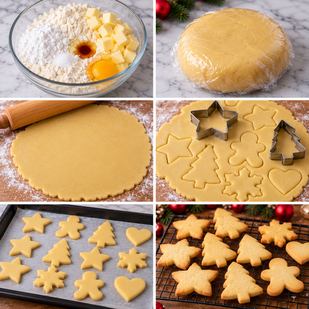 Pâte Sablée de Noël Maison