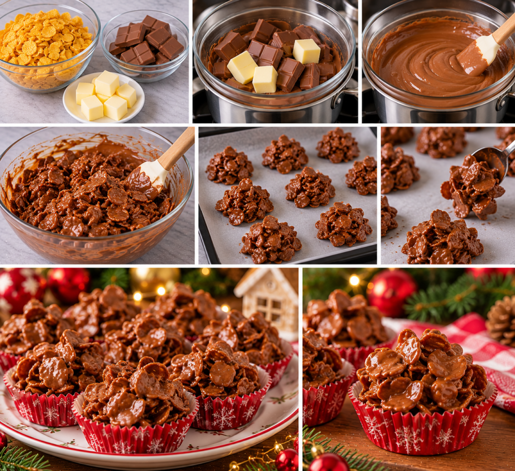 Roses des Sables de Noël au Chocolat au Lait
