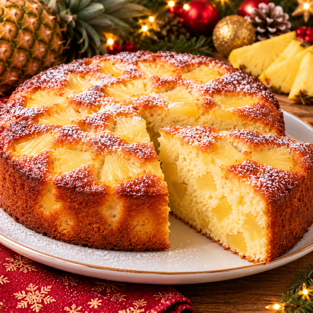Gâteau au Yaourt et à l’Ananas