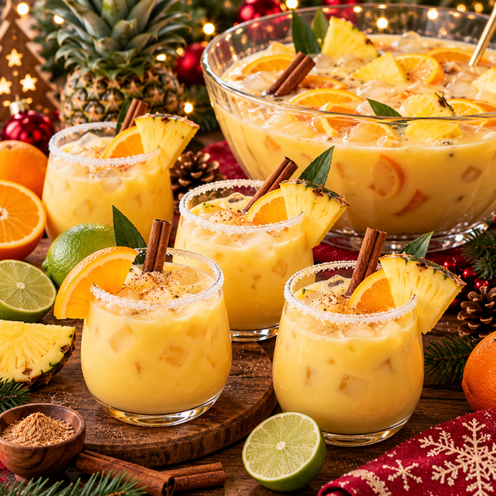 Punch de Noël Exotique Maison