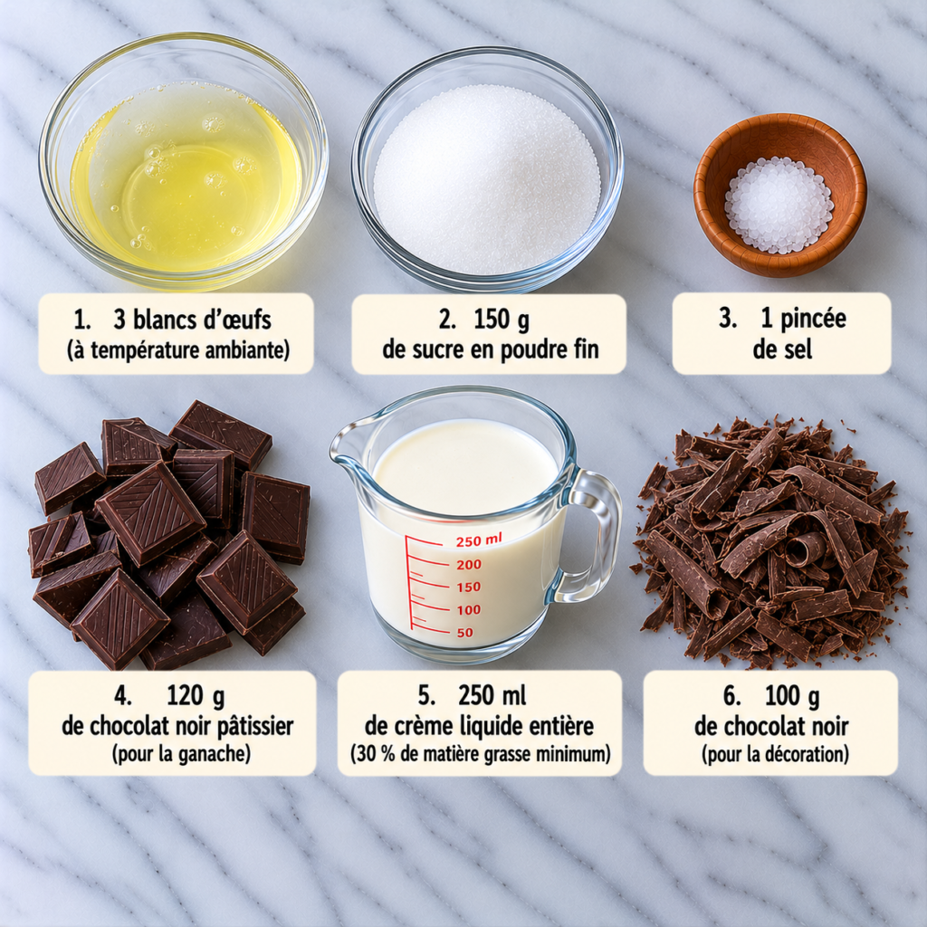 Merveilleux au Chocolat de Noël