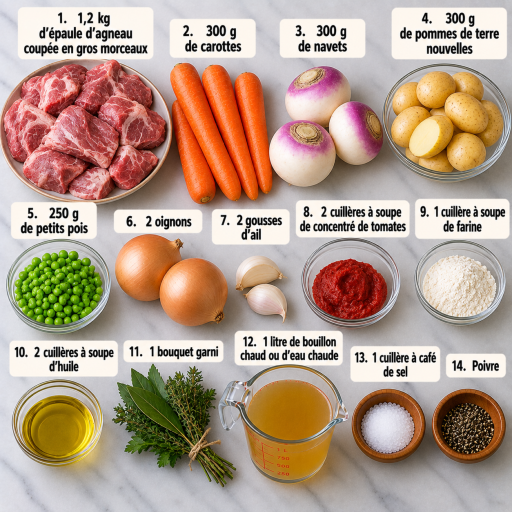 Navarin d’Agneau Printanier