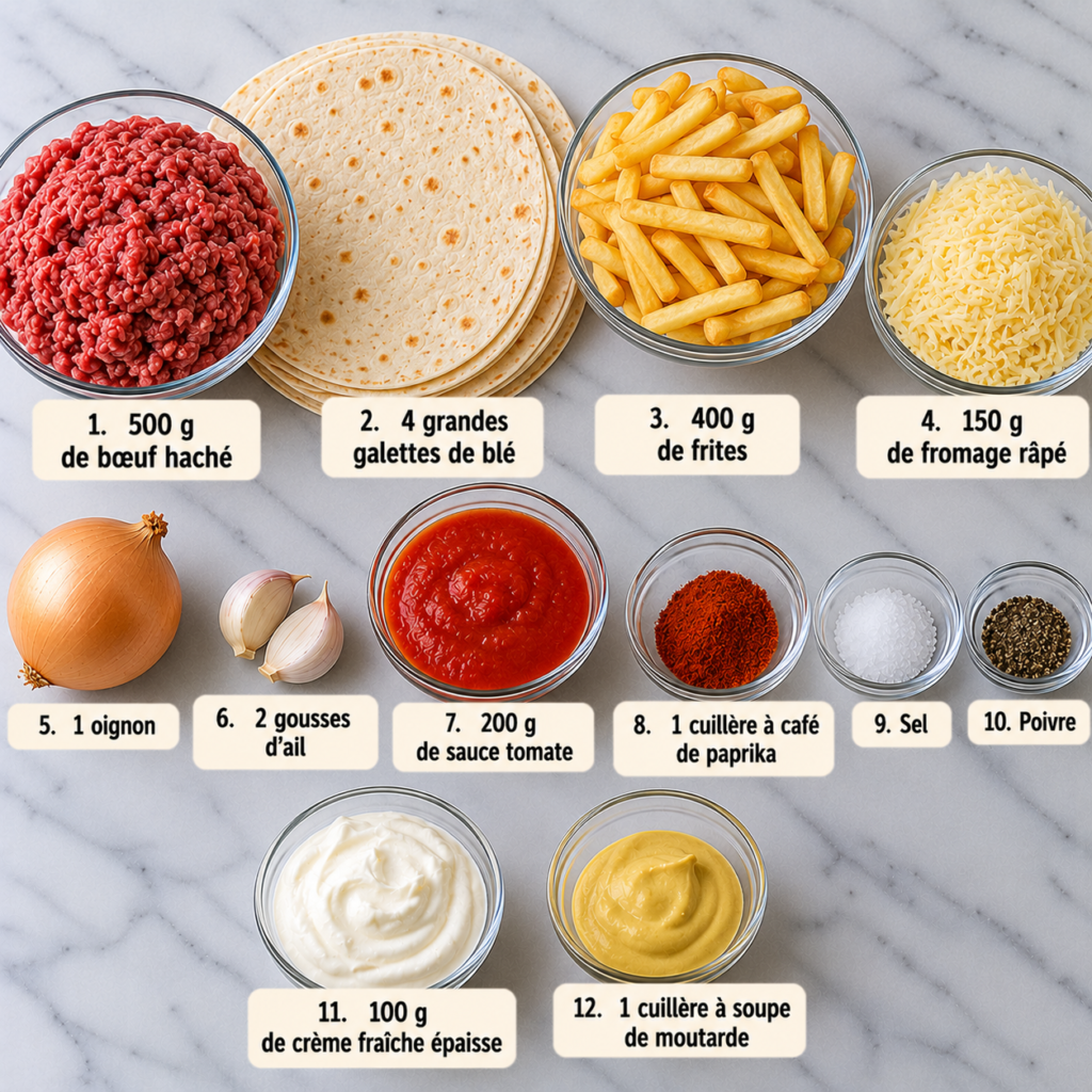 Tacos au Bœuf Haché au Cookeo Extra Crisp