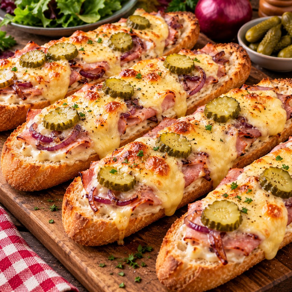 Baguettes Raclette Gratinées