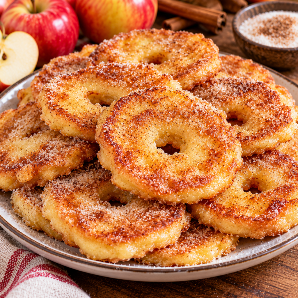 beignets de pommes à la poêle