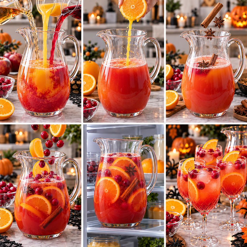 Cocktail d’Halloween ensorcelé