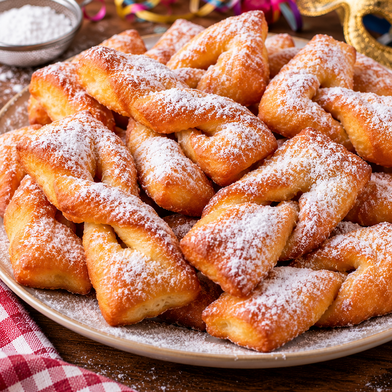 Beignets de carnaval de grand-mère
