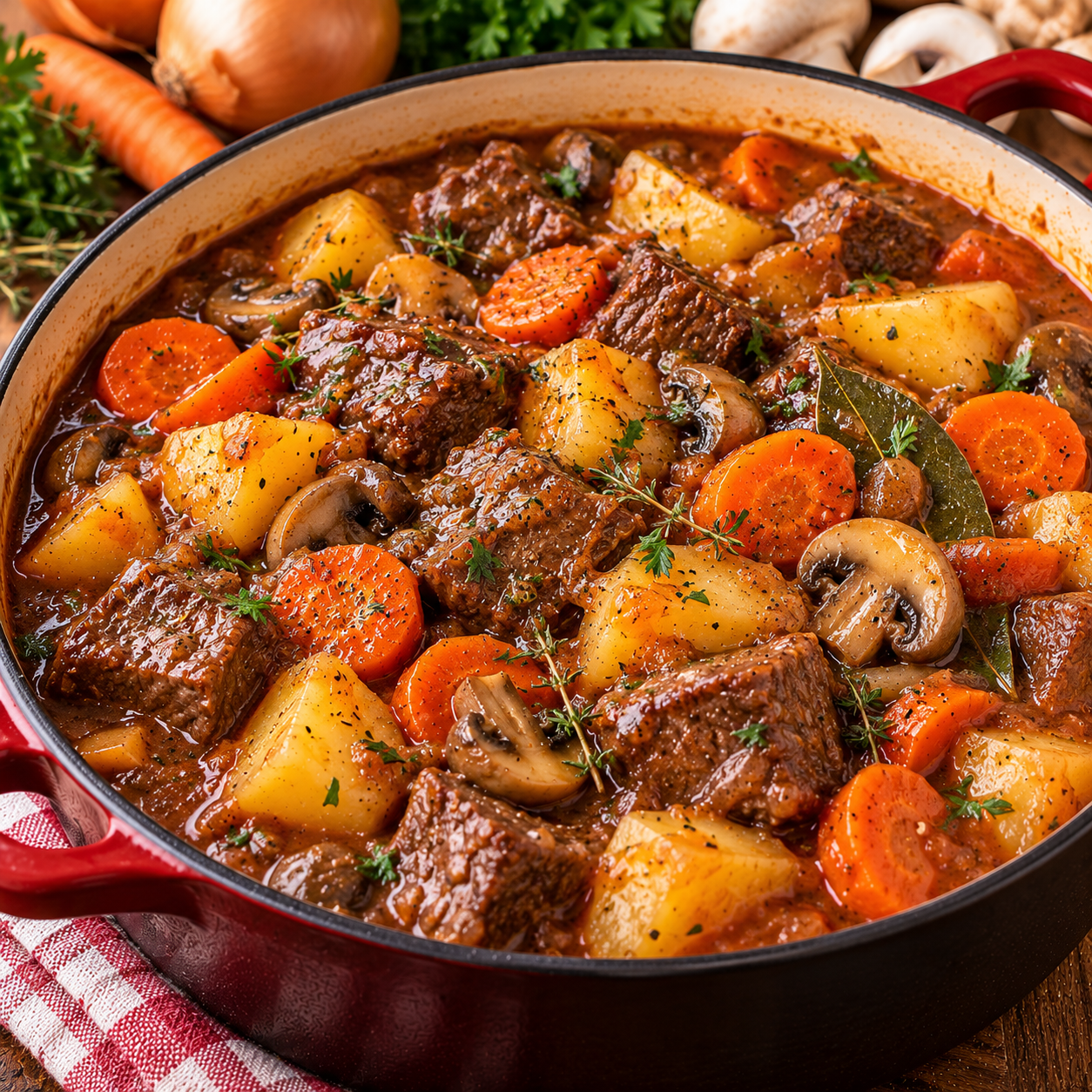 Ragoût de bœuf aux légumes