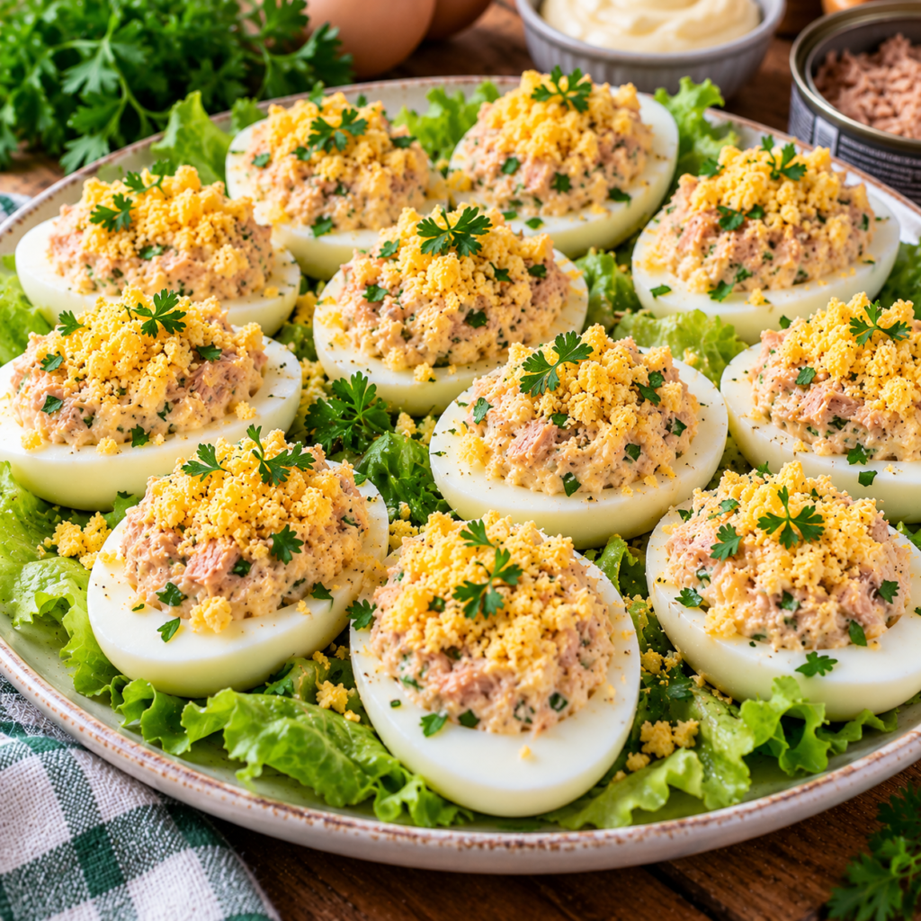 Œufs Mimosa au Thon