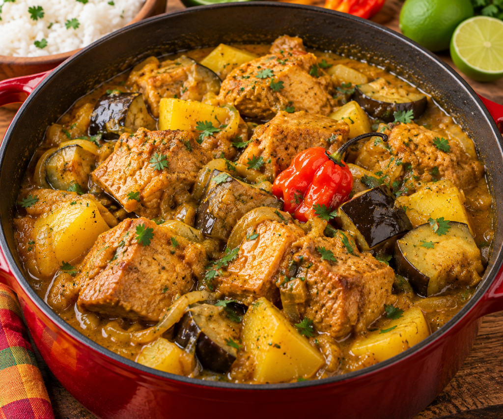 Colombo de porc créole