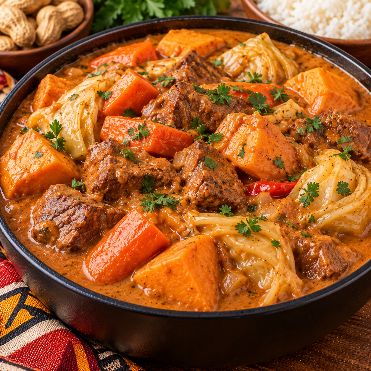 Mafé africain au bœuf