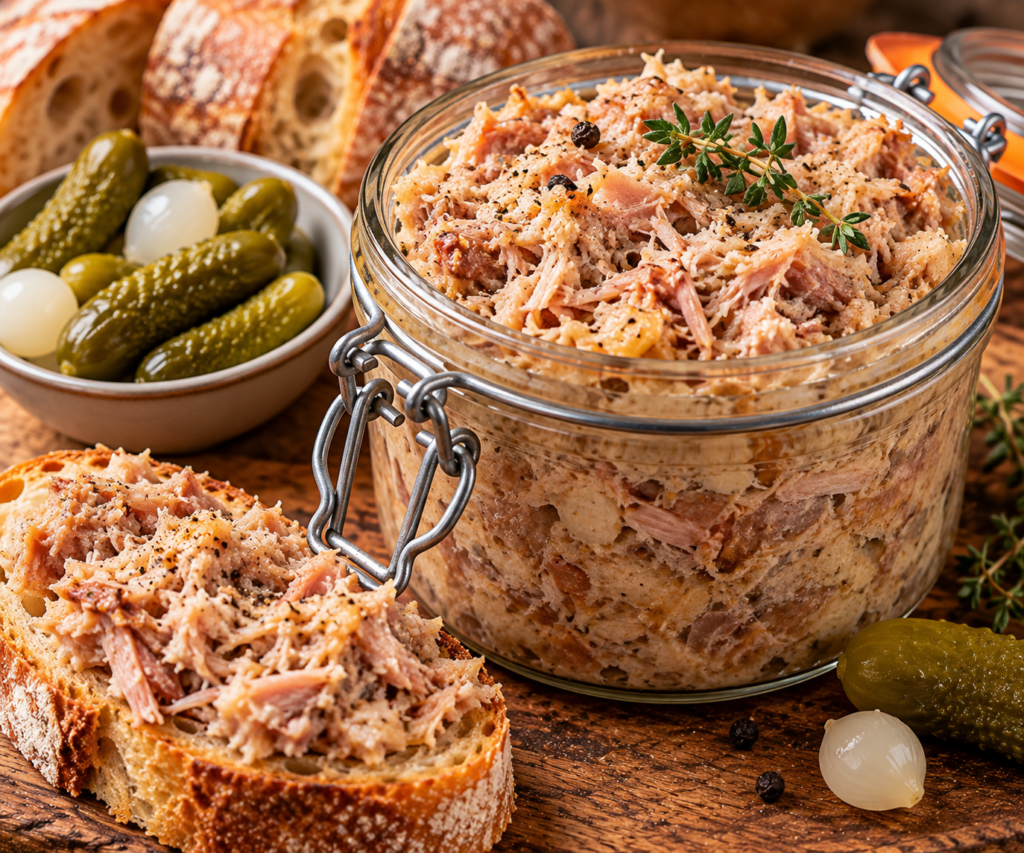 Rillettes de porc maison