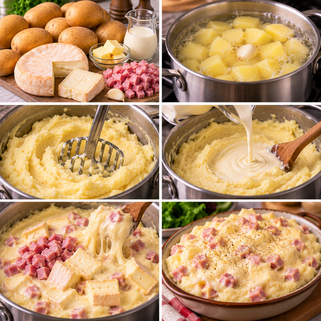 Purée Savoyarde au Reblochon et Jambon
