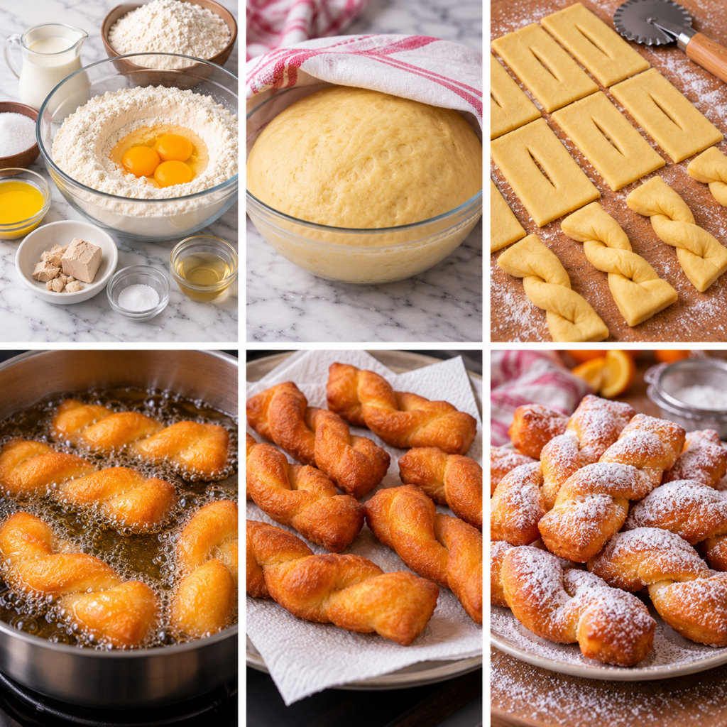 Beignets de carnaval de grand-mère