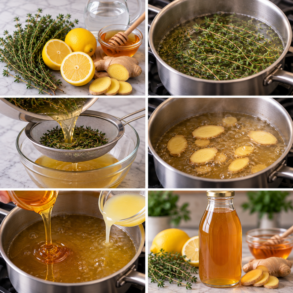 Sirop de Thym Maison
